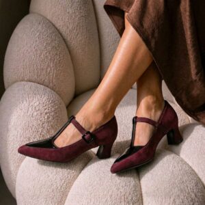 Dahlia vino - calzado femenino Eleinn